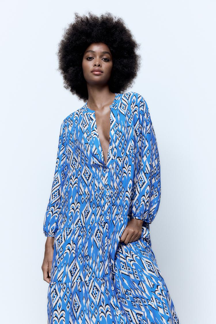 Zara jurk met print hotsell